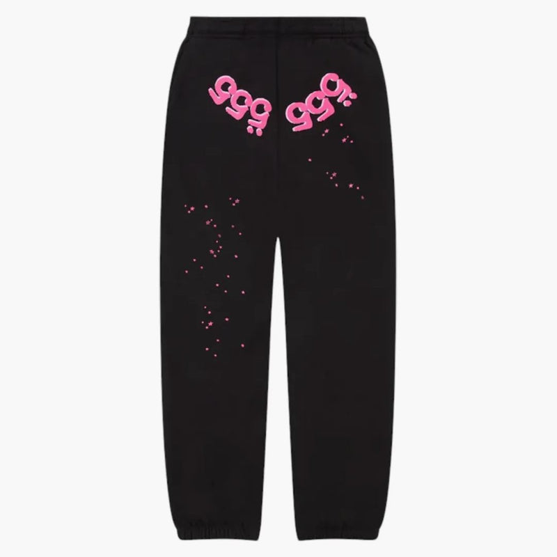 Sp5der Angel Number Sweatpant Black