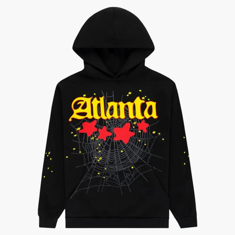 Sp5der Atlanta Hoodie Black