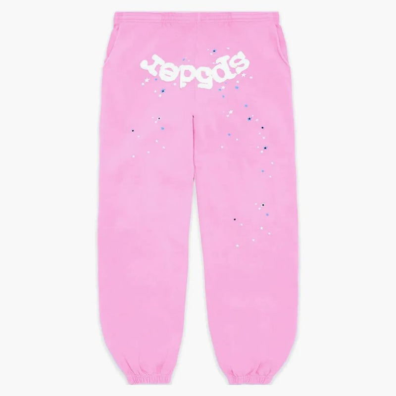 Sp5der Atlanta Sweatpants Pink