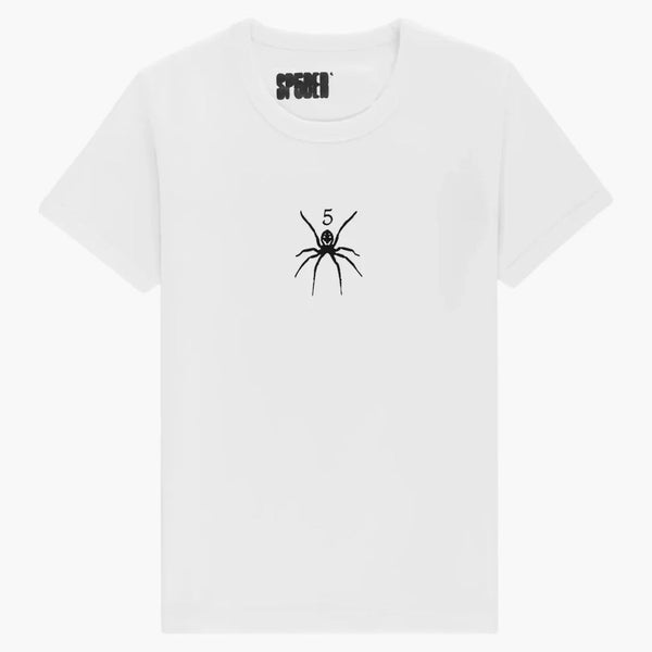 Sp5der Baby Tee White