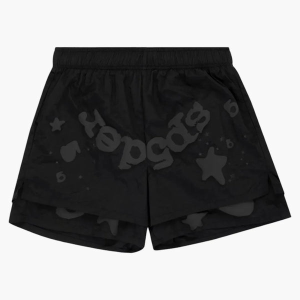 Sp5der Beluga Double Layer Short Black