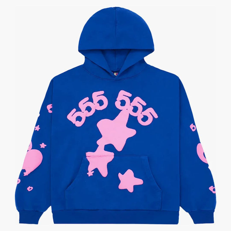 Sp5der Beluga Hoodie Blue