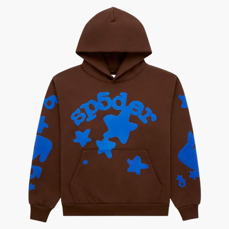 Sp5der Beluga Hoodie Brown