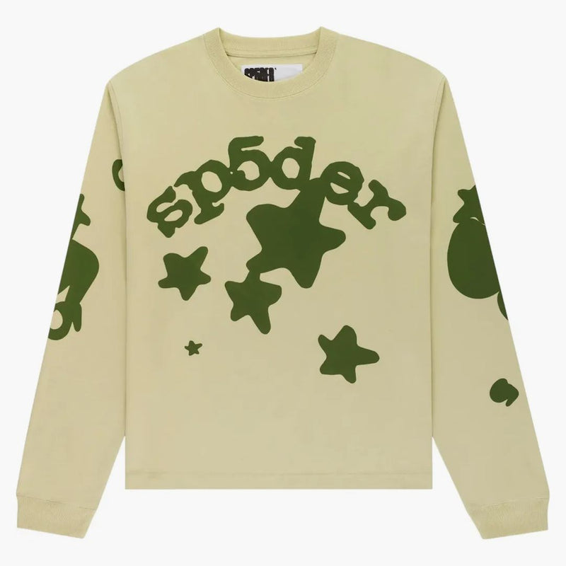 Sp5der Beluga Longsleeve Tan