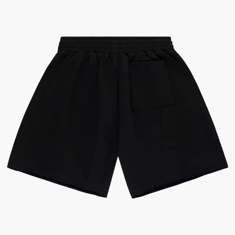 Sp5der Beluga Outline Sweatshort Black