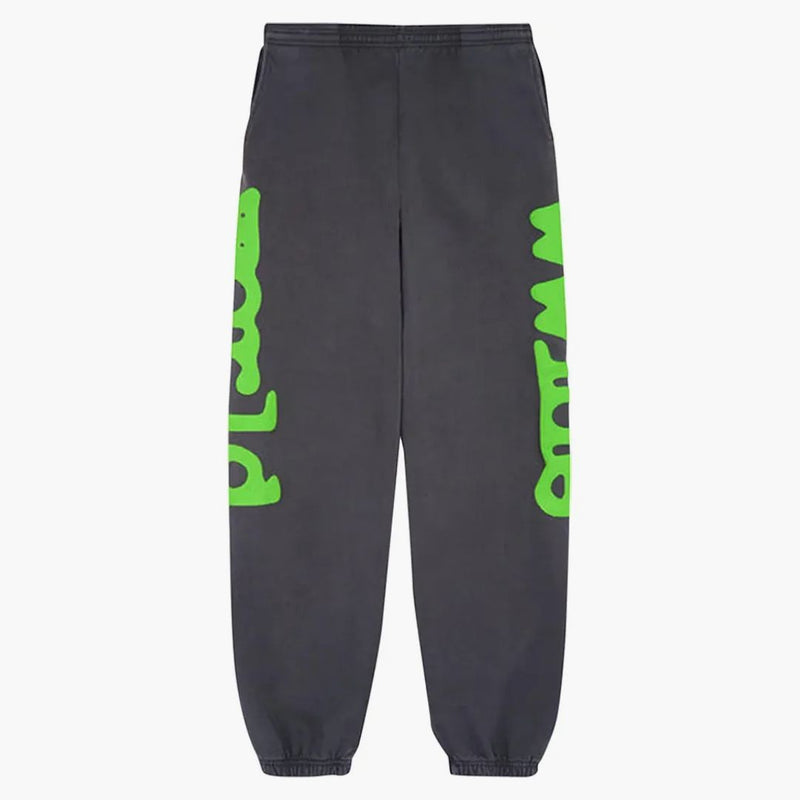 Sp5der Beluga Sweatpants Slate Grey/green