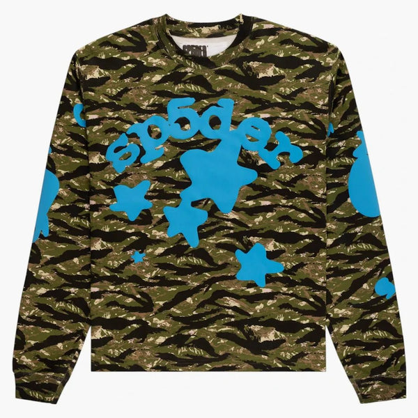SP5der Beluga Tiger Camo Longsleeve Tiger Camo