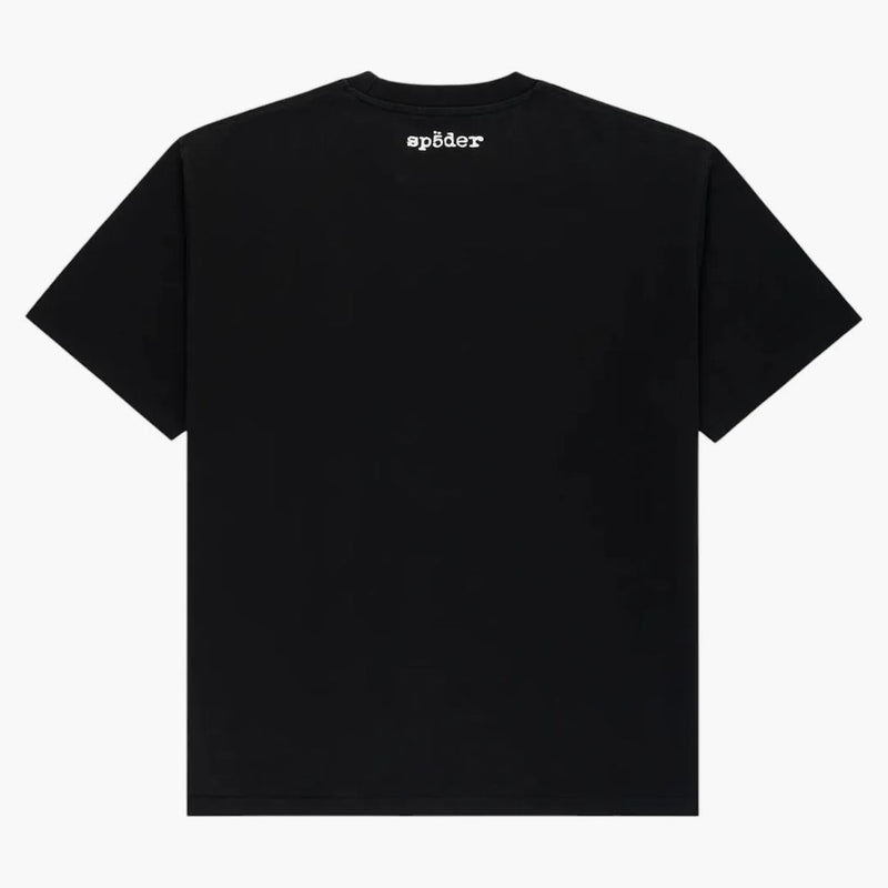 Sp5der Diffused Collegiate Tee Black
