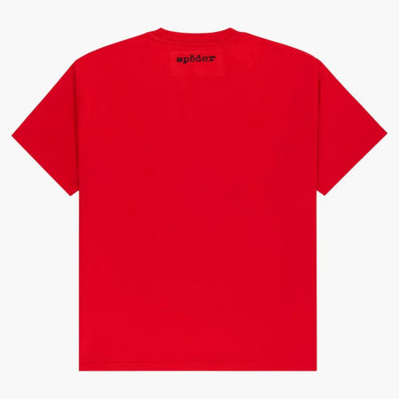 Sp5der Diffused Collegiate Tee Red