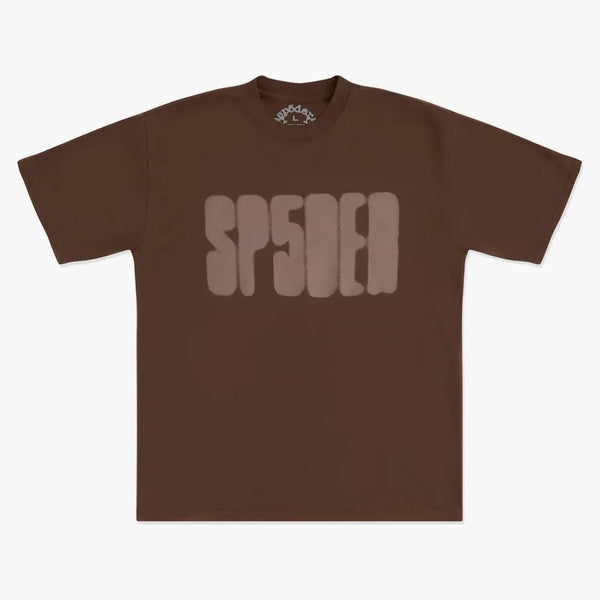 Sp5der Focused Logo Tee Brown