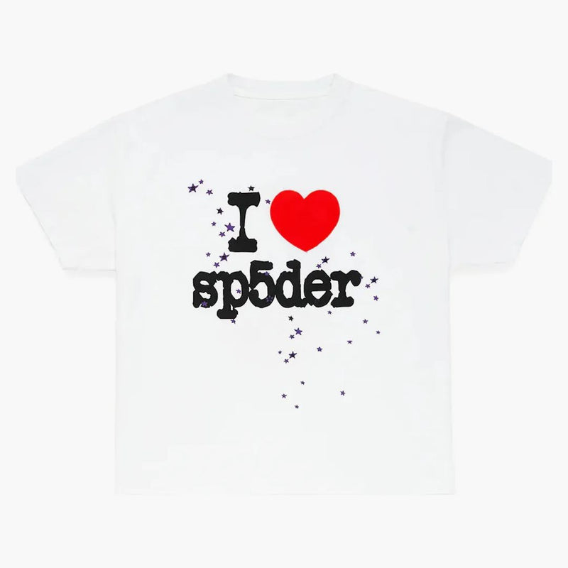 Sp5der I Heart Sp5der Tee White
