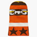 Sp5der Jacquard Knit Balaclava Orange