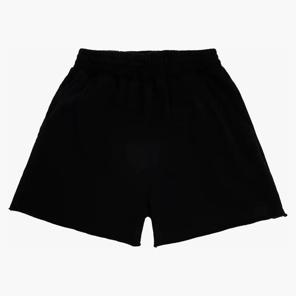 Sp5der Og Logo Embroidered Sweatshort Black