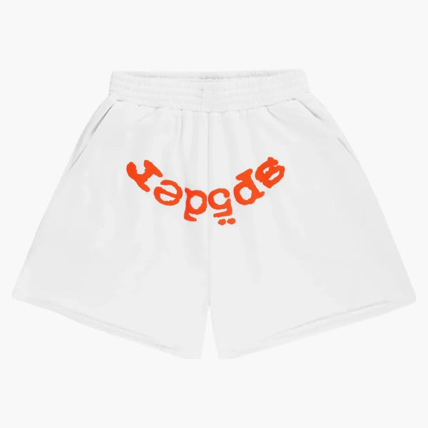 Sp5der Og Web V2 Sweatshort White