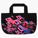 Sp5der nadrozměrný tote taška černá