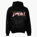 Sp5der P*nk Hoodie Black