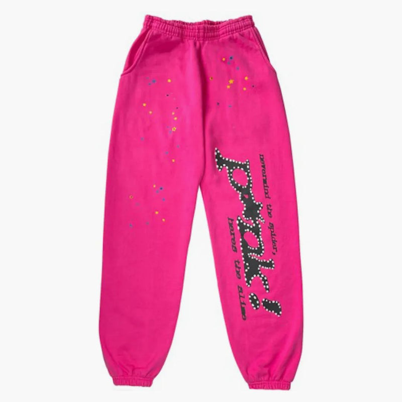 Sp5der P*nk Sweatpants Pink