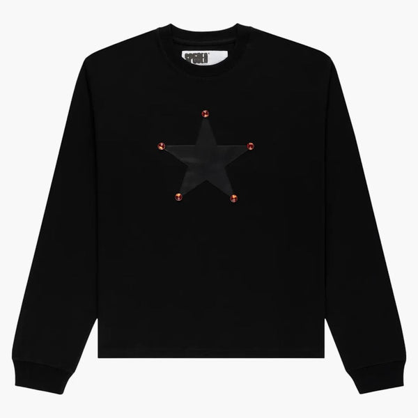 Sp5der Pornstar Longsleeve Tee Black