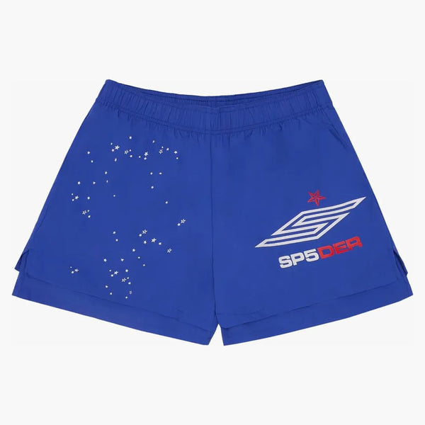 Sp5der Pro Double Layer Short Blue
