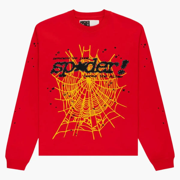 Sp5der Punk V2 Longsleeve Red