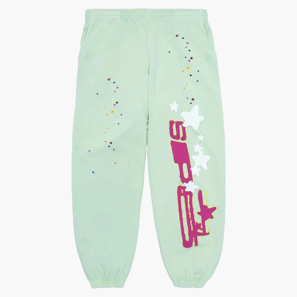 Sp5der Sp5 Mint Sweatpants Mint