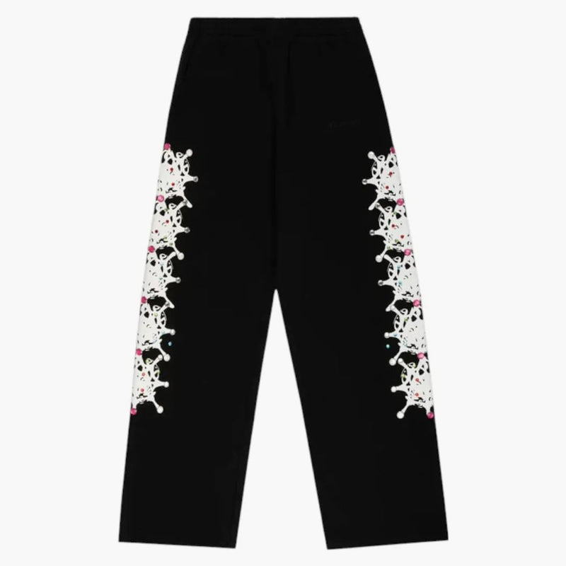 Sp5der Stone Sweatpant Black