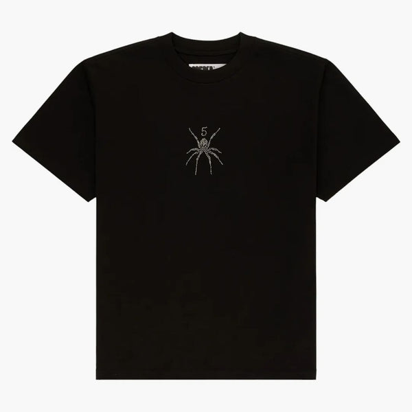 Sp5der Tm Rhinestone Tee Black