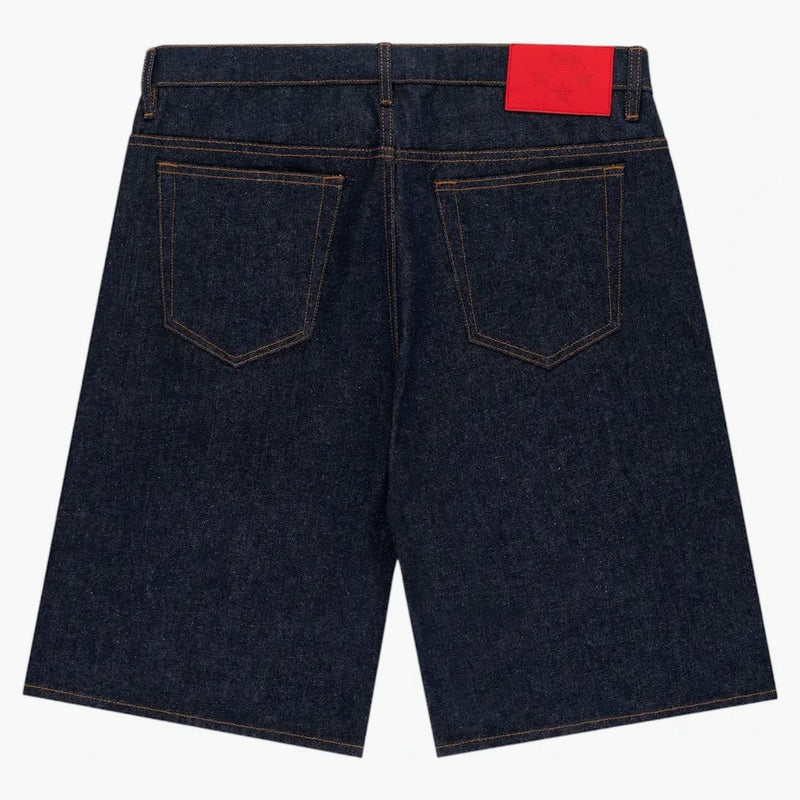 Sp5der V3 Logo Denim Short Indigo