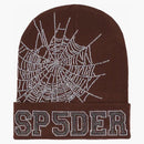 Sp5der Web Beanie Brown