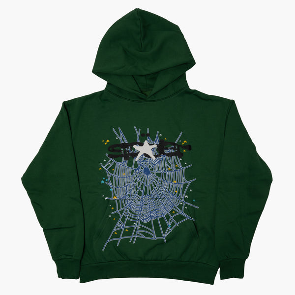 Sp5der Web Hoodie Hunter Green