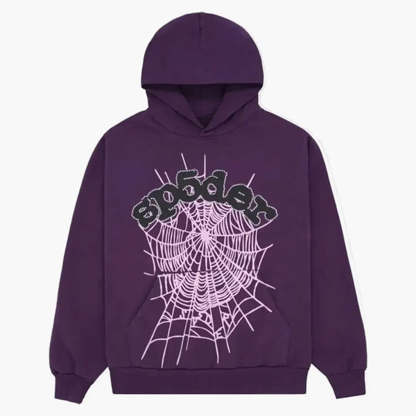 Sp5der Web Hoodie Purple - Compre en Hypeneedz