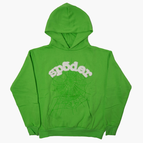 Sp5der Web Hoodie Slime Green