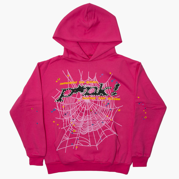 Sp5der Worldwide P*INK Hoodie