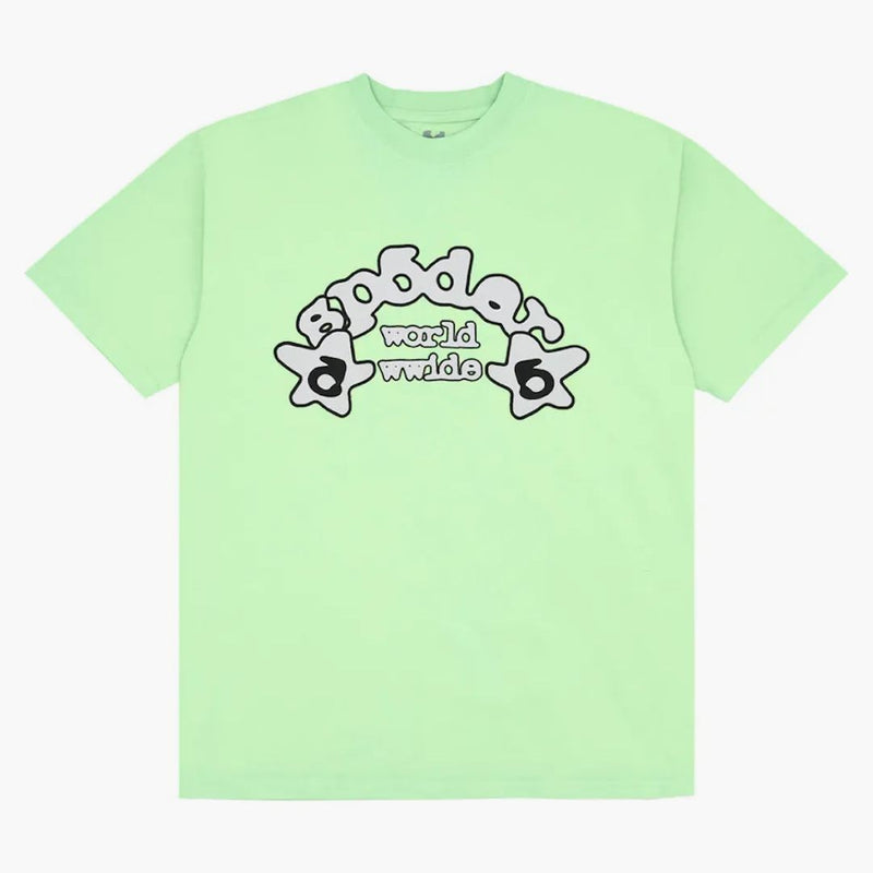 Sp5der Worldwide Tee Slime Green