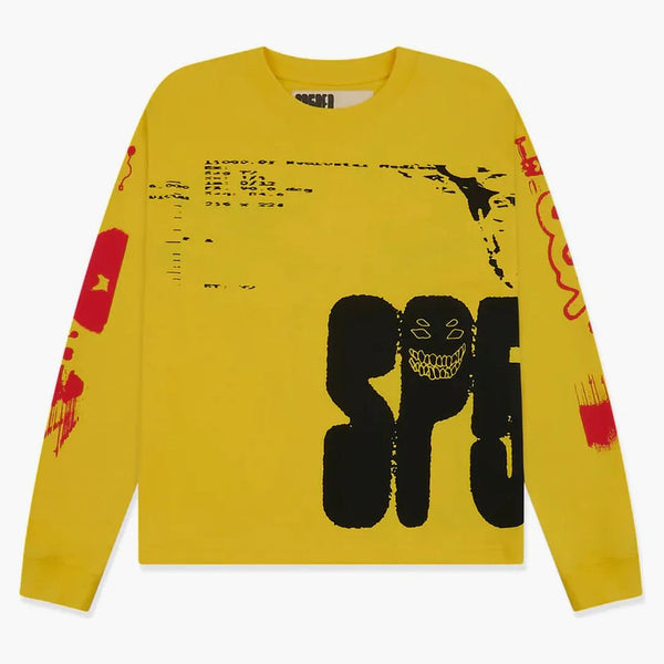 Sp5der X-ray L/s Tee Yellow