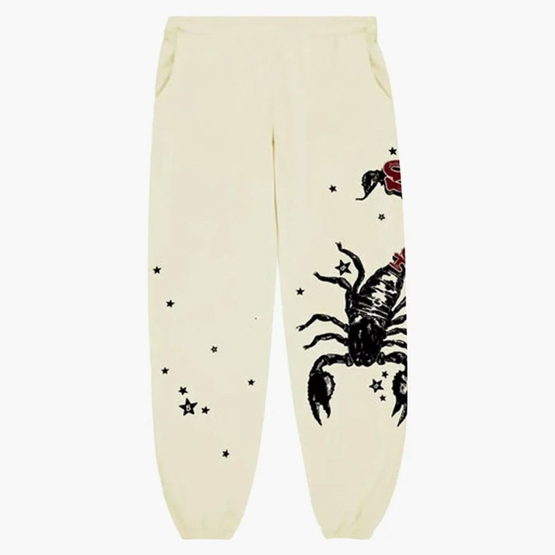 Sp5der X Mariah The Scientist Scorpion Sweatpant Cream