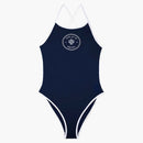Sporty & Rich Eden Crest Bathing Suit Navy/White