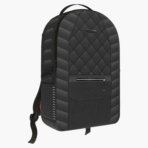 Sprayground Black Biker Quilt Cargo Batoh Black/Grey