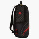 Sprayground Black Puffer Grey Check Backpack Backpack Black Grey