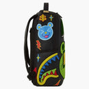 Sprayground Colorful Money Bear Cheneille Dlxsv Backpack Black/green