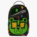 Sprayground Colorful Money Bear Cheneille Dlxsv Backpack Black/green