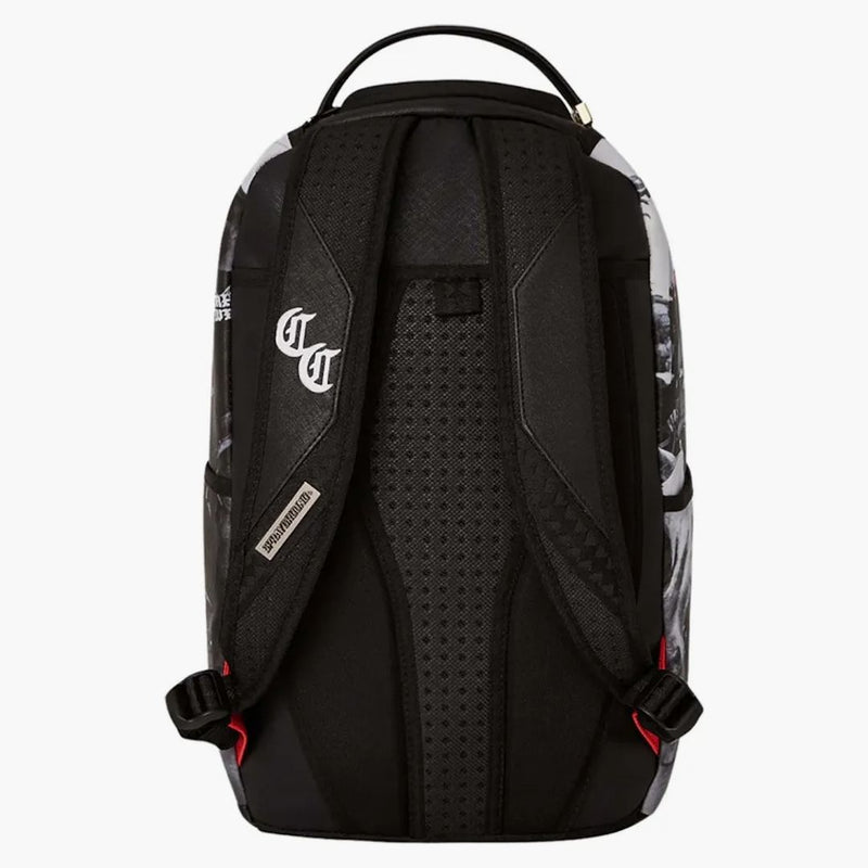 Sprayground Compton Cowboys Riding Alone Backpack Black/white