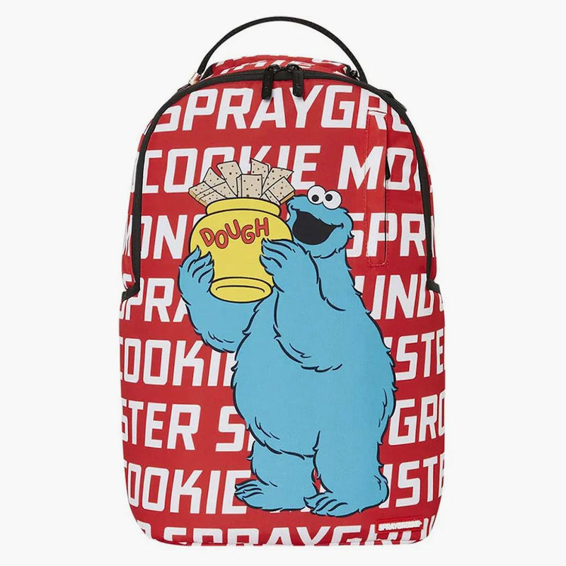 Sprayground Cookie Monster All Over Print: Backpack Red/White