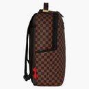 Sprayground Core Emboss Check Backpack Backpack Brown Black
