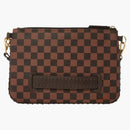 Sprayground Core Emboss Check Pouchette Pouchette Black Brown