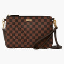 Sprayground Core Emboss Check Pouchette Pouchette Black Brown