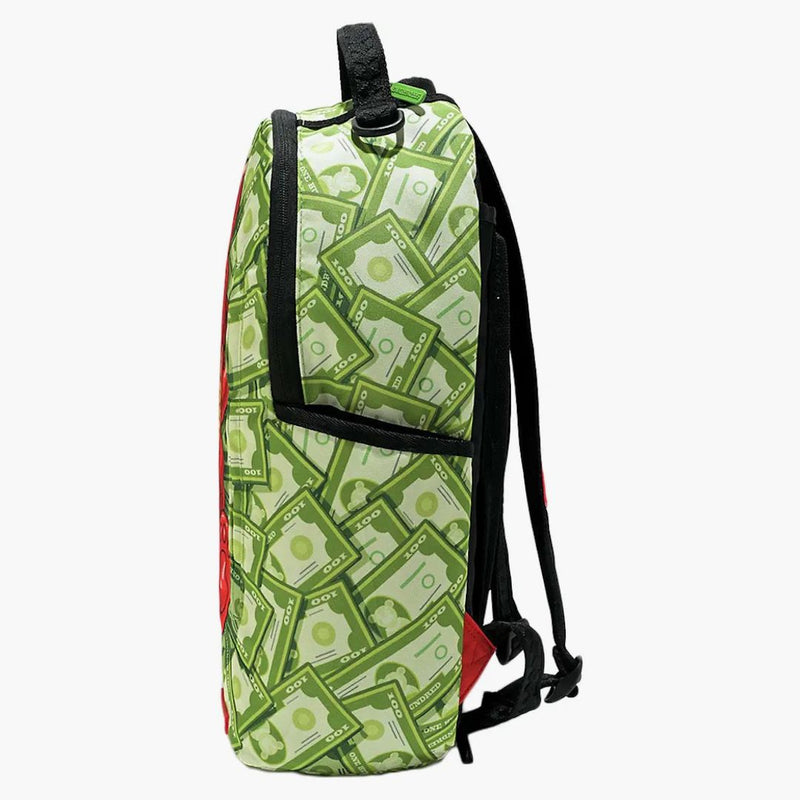 Sprayground Diablo Money Dreams Backpack Green/red