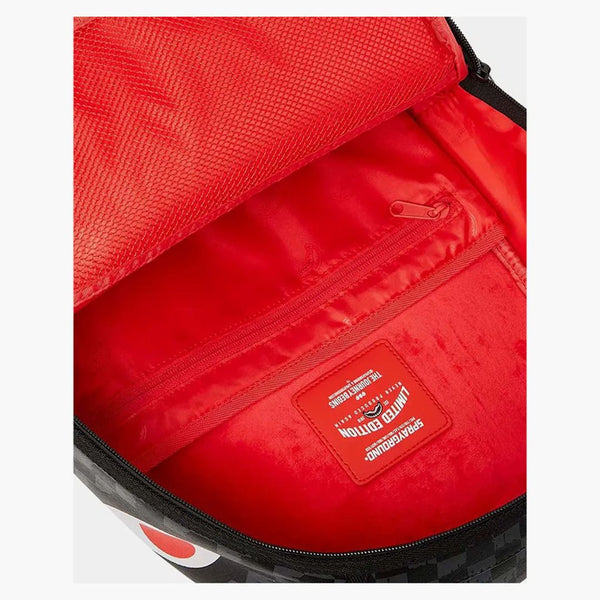Sprayground Drip Check Shark Backpack Black