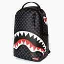 Sprayground Drip Check Shark (dlxsf) Backpack Black/grey Checker