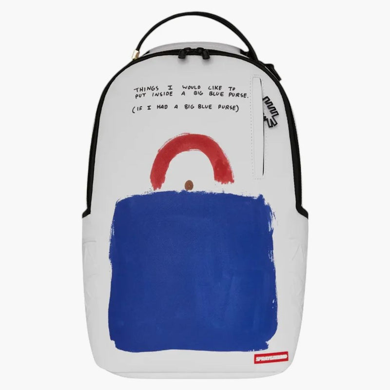 Sprayground Keith Haring Big Blue Purse Art Backpack Multicolor